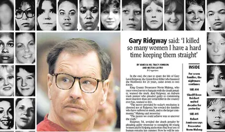 Gary Ridgway, Pembunuh dan Pemerkosa Mayat 71 Gadis
